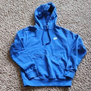 Nike Men's Vibrant Blue Hoodie
